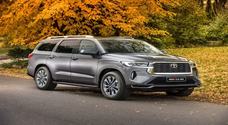 La Toyota Sequoia 2023 à venir présente un design conceptuel.