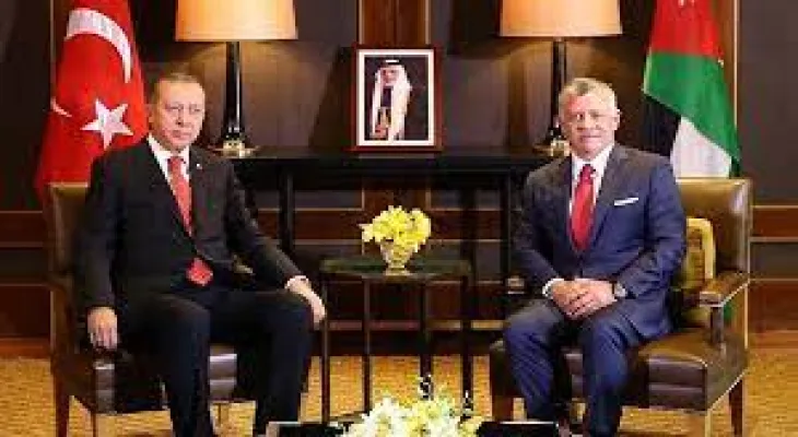 King Abdullah II and Erdogan discuss rallying international stance against Israeli violations