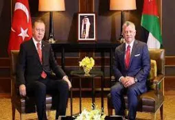 King Abdullah II and Erdogan discuss rallying international stance against Israeli violations