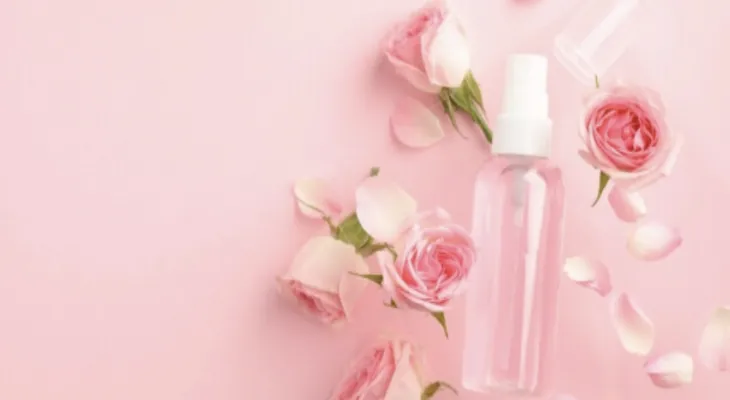 Rose water for the face before sleep