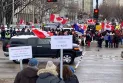 Police have begun targeting fuel supplies for the "Freedom Convoy" demonstration in Ottawa in implementation of the emergency declaration decision.