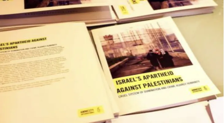 "The Guardian": Amnesty report confirms a clear consensus on Israel's transformation into an apartheid state