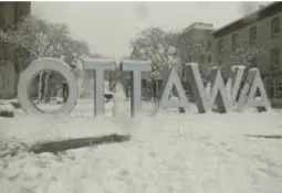Tonight, a snowstorm is expected in the Canadian capital, with snowfall reaching up to 30 cm.