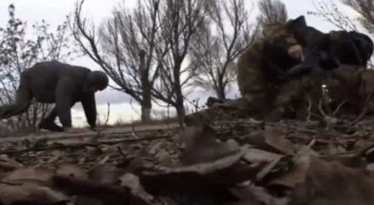 Watch: Moment of targeting Ukrainian minister and journalists with shells