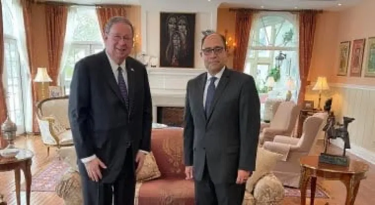 Ottawa: The Egyptian and United States ambassadors to Canada discuss the rapid developments on the international scene