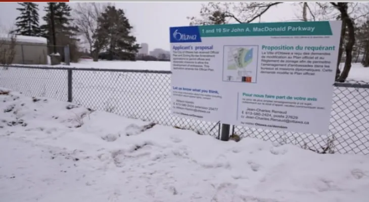 Ottawa: The diplomatic quarter land west of downtown sparks disputes between the National Capital Coordinating Committee and the City Council