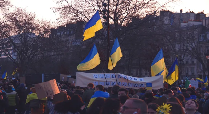 Four million Ukrainian refugees have fled the war to neighboring countries