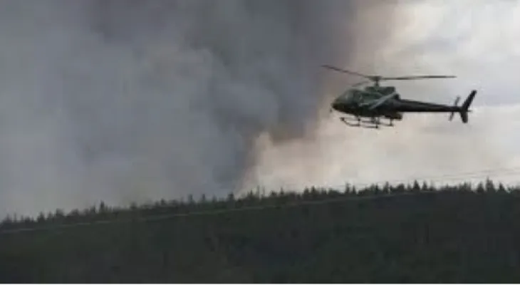 British Columbia: Helicopter crash, no information on the number of injuries yet