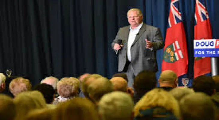"Doug Ford" lowers income taxes for Ontario residents earning less than $50,000 per year