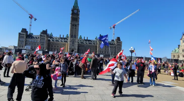 Ottawa: Expectations of the end of the bicycle march today and the police warn that they will not allow the start of a long occupation of downtown.