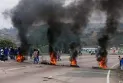 Protesting miners stop South African president's speech