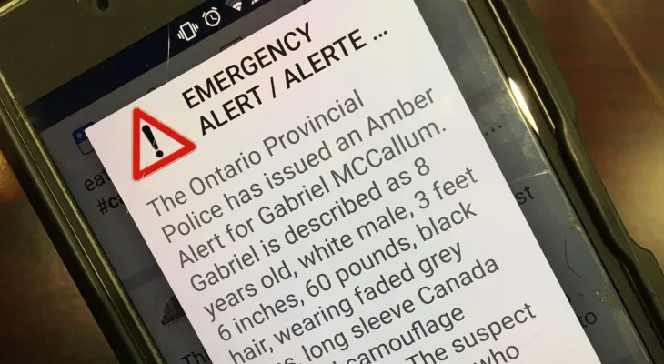 Ready mobile alert tests in parts of Canada today
