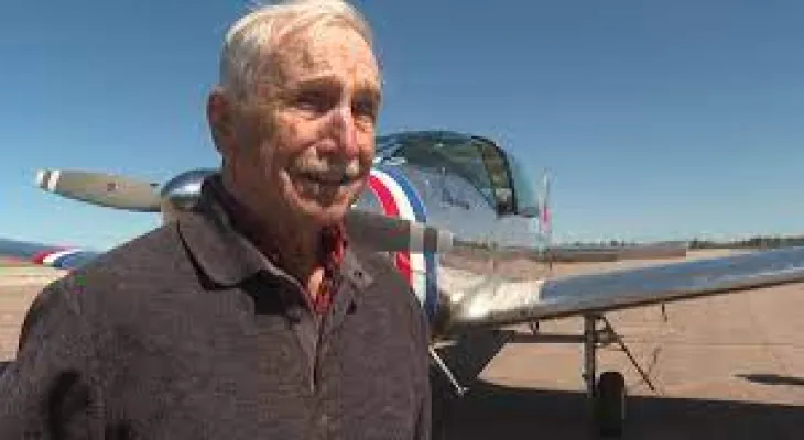 Pilot George Miller donates his plane to the museum after a long flying career