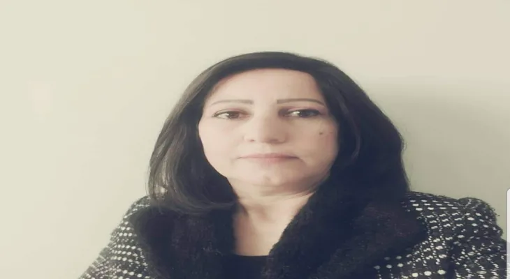 "Before the Mirror" by the poet Majida Abu Shaheen