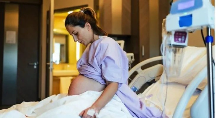 Floods disrupt health services at "Truro" hospital, especially maternity services.