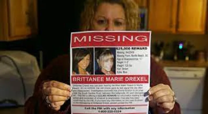 Finding the body of "Brittany Drexel," the rape victim, after 13 years of search and investigation