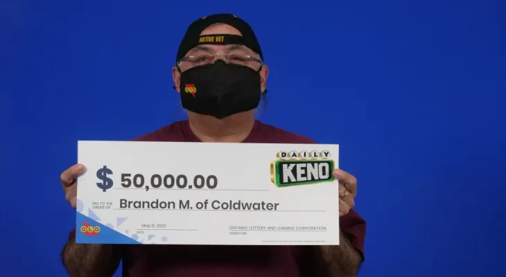 Man wins $50,000 lottery prize for the second time