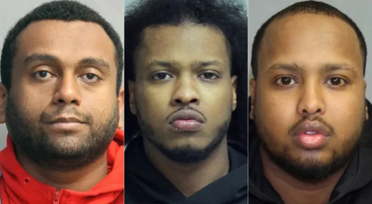 Three men arrested on charges of human trafficking