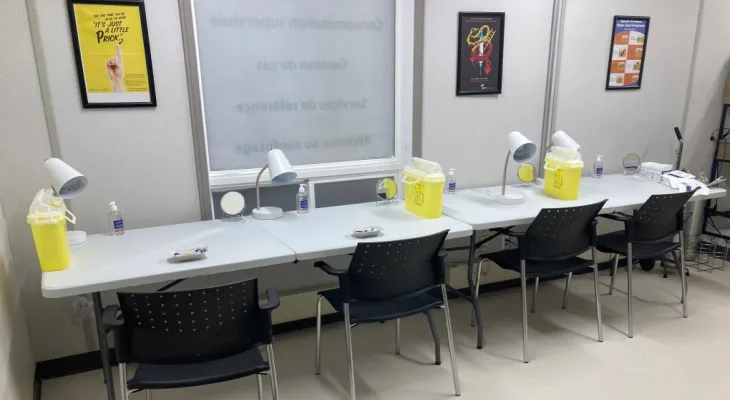 The opening date for the safe drug consumption site of various kinds in "Sudbury" is approaching