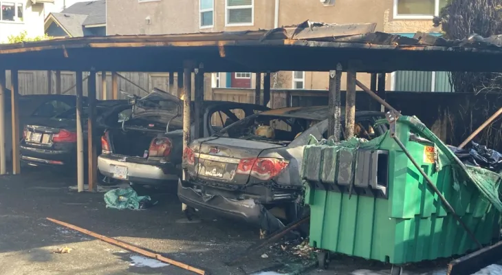 Victoria police investigate a series of suspicious fires