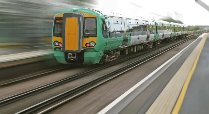 Two teenagers arrested after setting off fireworks on a train