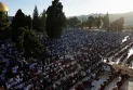Muslims celebrate the blessed Eid al-Adha.. millions around the world perform the Eid prayer and the pilgrims of the House of God throw the Jamrah Aqabah