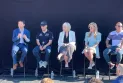 The Canadian IndyCar driver returns to the Toronto hospital that saved his life in the past