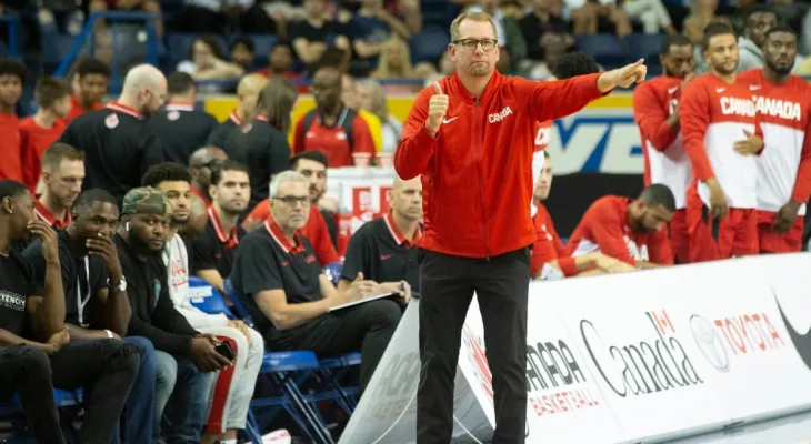 Canada Men's Basketball Team kicks off against Argentina in Victoria