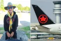 Youth scouts in Zurich are stranded after missing the Air Canada flight to Toronto and the embassy intervenes.