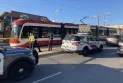 Toronto: Serious injury to a man as a result of his collision with a tramcar