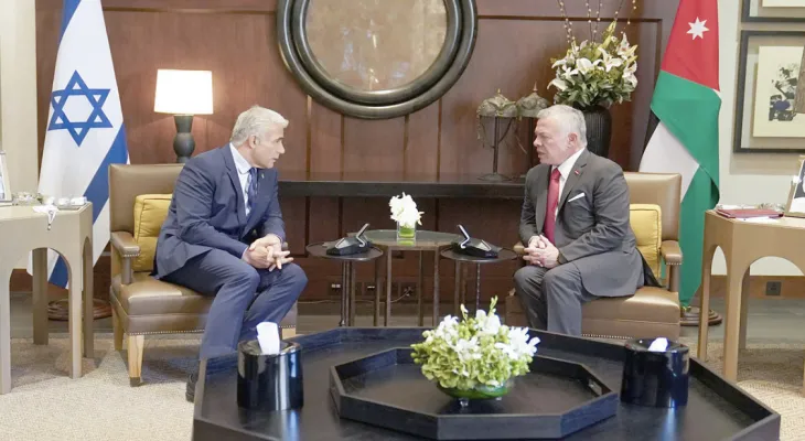 King of Jordan to the Prime Minister of Israel: The historical status of the city of Jerusalem must be respected