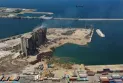 After repeated outbreaks of fire in it, the collapse of the wheat silos once again at the Port of Beirut