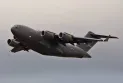 Takeoff of a military plane carrying 90 soldiers to train Ukrainian soldiers