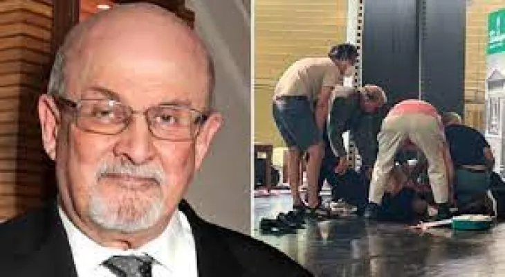 Stabbing attack on writer Salman Rushdie on stage in New York