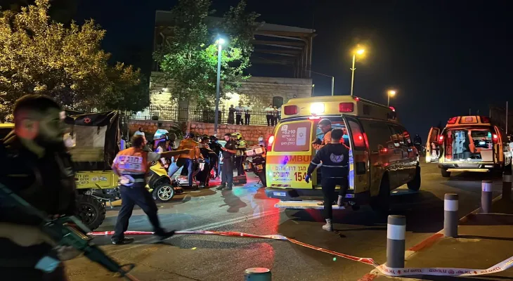 Shooting in Jerusalem and 9 Israelis injured, three of them in critical condition