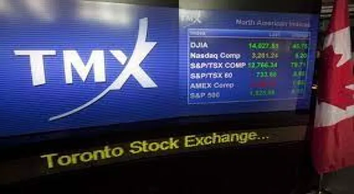 The Canadian primary stock index dropped by nearly 100 points late in the morning trading session.