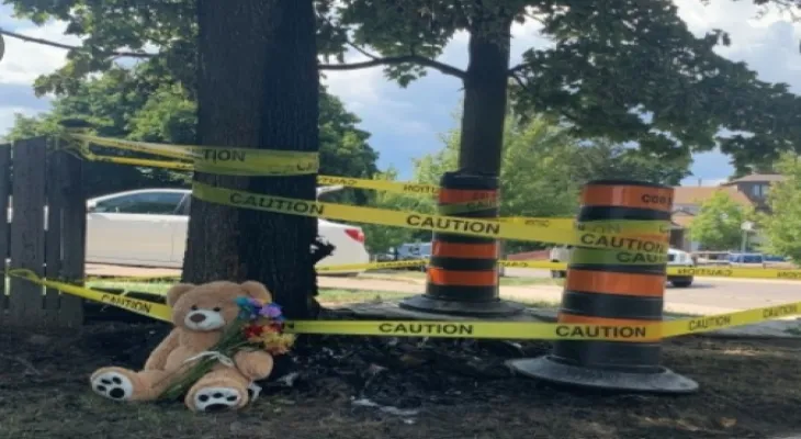 Death of siblings in Brampton due to their car crashing into a tree