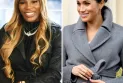 Serena Williams tells Meghan about her daughter's injury before the match