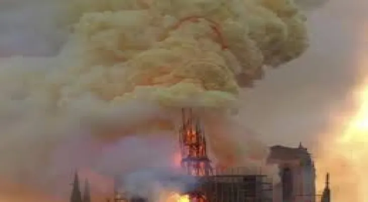 A 100-year-old historic church completely burned down north of Alta