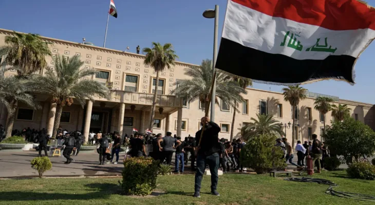 The comprehensive curfew begins to take effect across all of Iraq