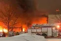 Fire in a former vacant school in Sarsfield and Ottawa Fire Service intervenes