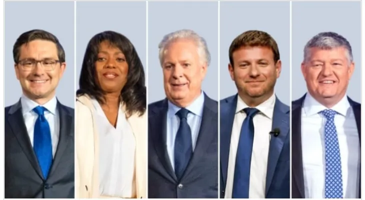The conservatives today choose a new leader for the party