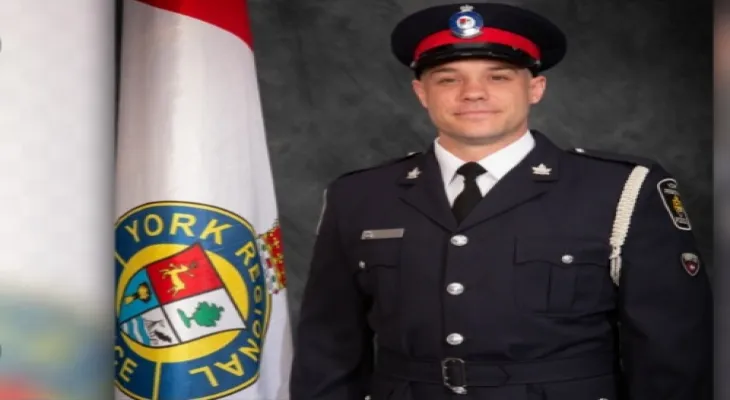 Regional York police officer killed in collision while driving to work in Markham