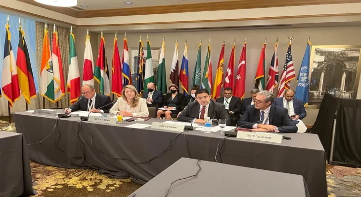 New York.. Morocco co-chairs with Canada the 12th ministerial meeting of the Global Forum on Counterterrorism