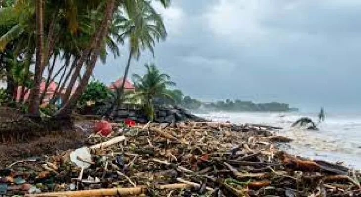 Fiona sweeps through the east of the country causing severe damage