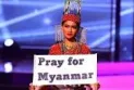 Miss Myanmar, who faces threats from the military council, leaves Thailand heading to Canada