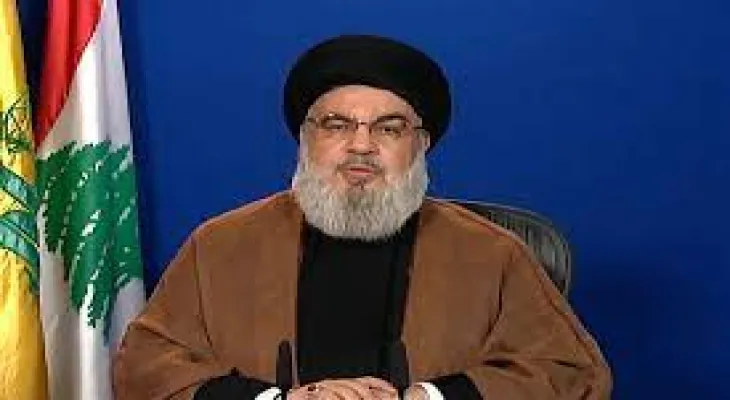 After Lebanon received the American mediator's proposal.. Hassan Nasrallah states that "decisive days lie ahead for Lebanon regarding the demarcation of the border with Israel"