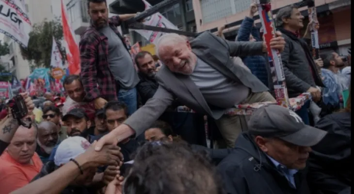 The first contestant, Lula, came close to a complete victory in the Brazilian elections.