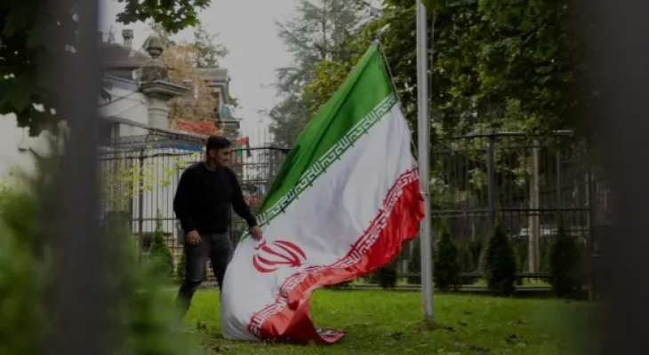 Swiss police violently disperse an anti-Iran protest