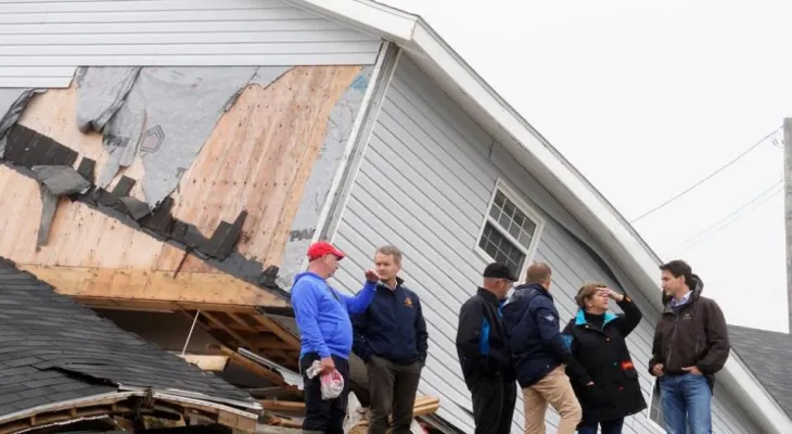 Prime Minister Justin Trudeau announces a aid package for Atlantic Canada's Fiona